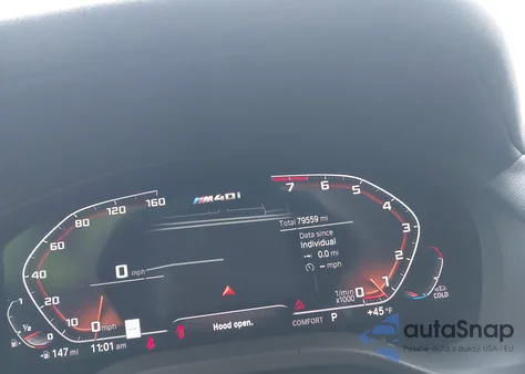 2021 BMW X4 M40I z USA, uszkodzony, nr VIN 5UX2V5C06M9E04474